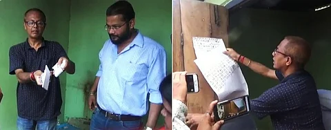 Two Gambling Dens busted by MLA Shiladitya Dev in Hojai