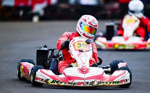 Shahan Ali Mohsin Shines in JK Tyre National Karting Championship