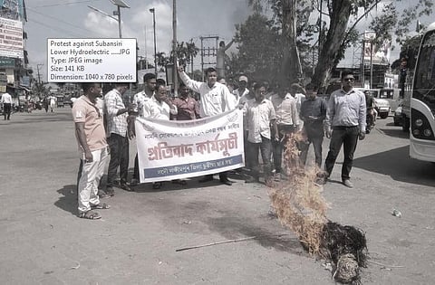 Protest Against Subansiri Hydroelectric Project Continues in Lakhimpur