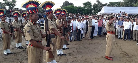 Tabu Taid cremated with State honour at Gogamukh in Dhemaji district