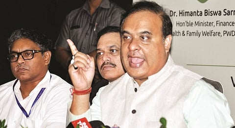 Finance Minister Himanta Biswa Sarma flays Congress over CAB & NRC