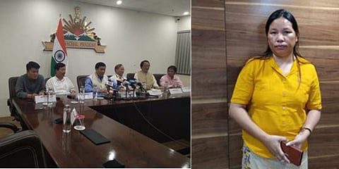 Chakat Aboh Files Nomination Papers For Khonsa West Assembly By-Poll