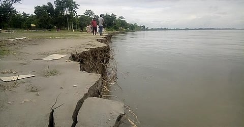 Erosion By Subansiri River Continues, Historic Burhi Maa Than on Verge of Extinction