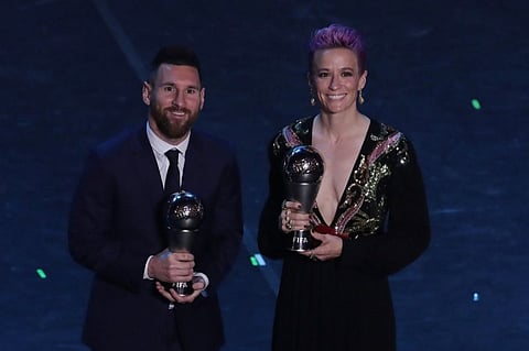 Lionel Messi and Rapinoe Bag Top Honours at Best FIFA Football Awards