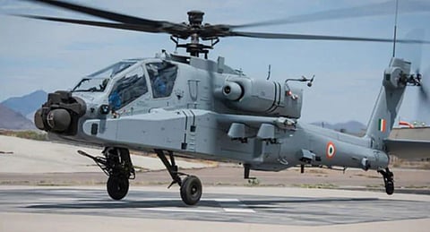 Eight Apache Choppers to be Inducted into IAF Today