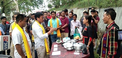 NCHAC CEM Debolal Gorlosa Inaugurates Haflong Ethnic Street