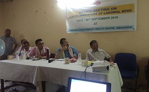 Dibrugarh DC Pallav Gopal Jha Holds Discussion with Health Officers