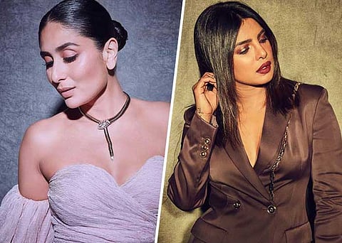 #Kissandmiss: Priyanka Chopra, Kareena Kapoor Have A ‘Face off’ On Show Set