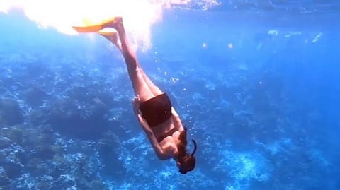 Sushmita Sen Learns To Skin Dive At 43