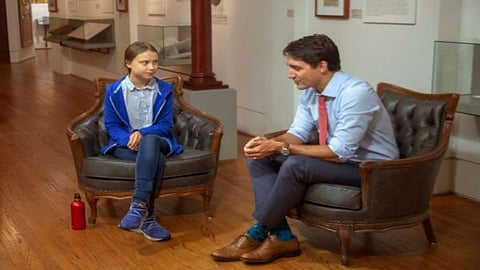 Thunberg leads massive climate march in Montreal