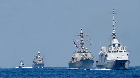 India’s Naval Drill with Singapore and Thailand in Andaman Sea