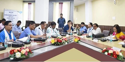NF Railway General Manager(GM) holds meeting with MPs
