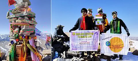 Bodoland mountaineers conquered an unnamed peak (6111 MTR) in Himachal Pradesh