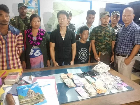 Drug peddlers arrested in a joint operation of Assam Police & CRPF in Changlang District
