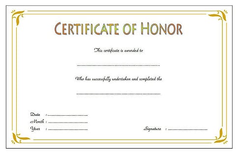 Certificate of Honours Presented to Dr Pabon Chandra Gogoi for Creative Work