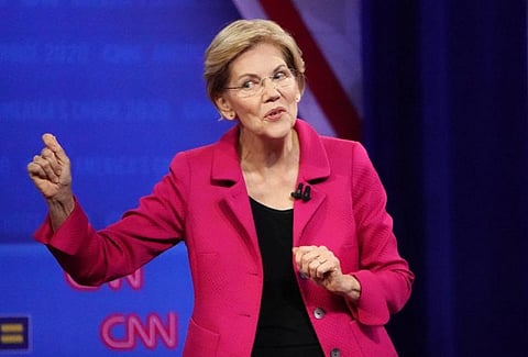 Senator and Presidential Candidate Elizabeth Warren Attacks Facebook