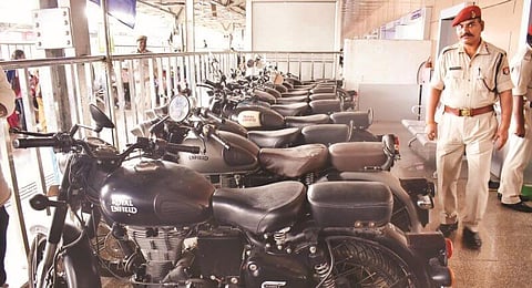 Guwahati Railway Police Recovered 13 Royal Enfields From Delhi & 67 Mobile Phones