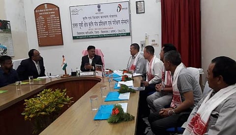 Bhutanese delegation Changai Lendup visits Farm Machinery Institute