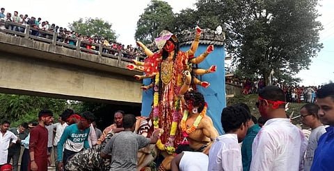 Festivities of Durga Puja conclude in Lakhimpur with Vijayadasami