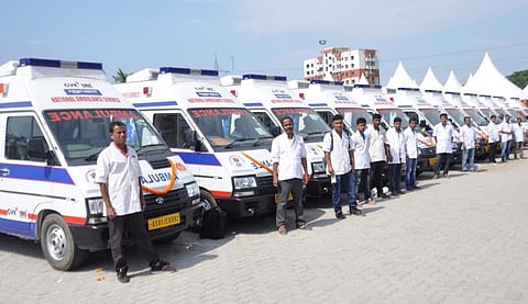 Health emergency services To Be Hit Hard By Strike of GVK-EMRI Workers Union