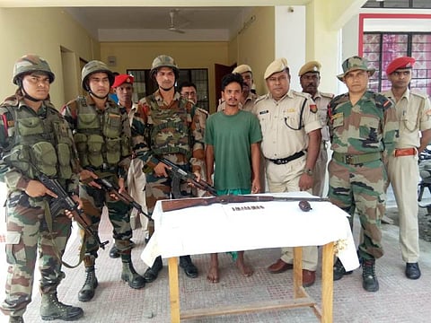Trained NDFB (S) cadre nabbed by Indian Army in Chirang, Arms Seized