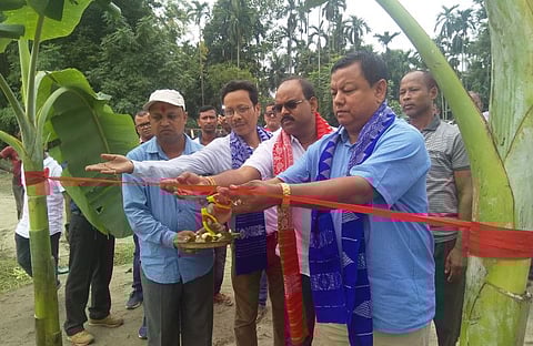 Kalaigaon MLA Maheshwar Boro inaugurated Noa River Protection Scheme