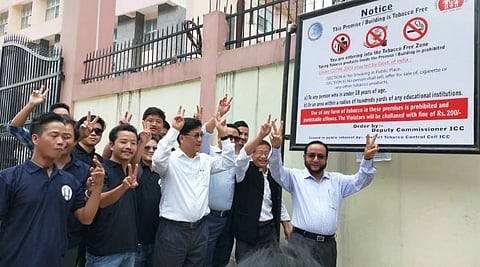 Director Abdul Basit Declared Naharlagun Mini Secretariat as ‘No Tobacco Zone’