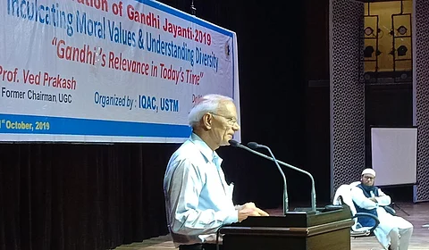 ‘Vows of Bapu Relevant Even Today’ Says Prof Ved Prakash