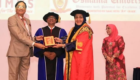 Dr. Sanat Kumar Saha Receives Award for Inspirational Research Work