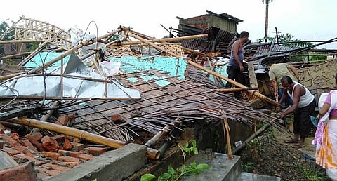 Storm & heavy rain lash Jorhat areas