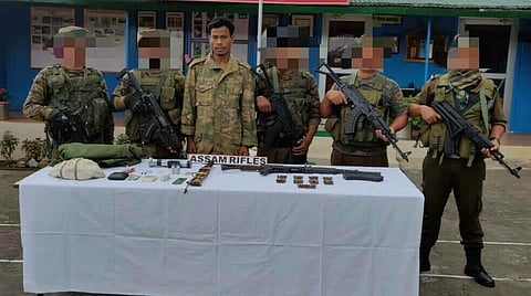 Top ULFA (I) cadre nabbed in Changlang, Huge Cache of Arms & Ammunition Recovered