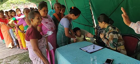 Free Medical Camp Organized By Army in Chirang