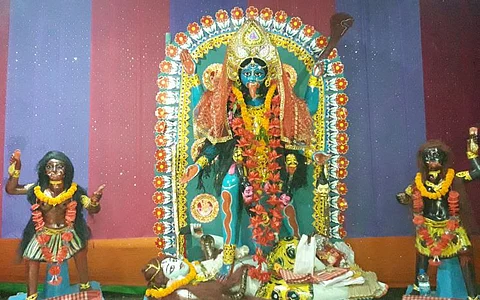 Kali Puja Celebration in Demow