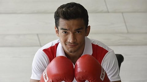 Shiva Thapa and Pooja in Tokyo 2020 Boxing Test Event Final