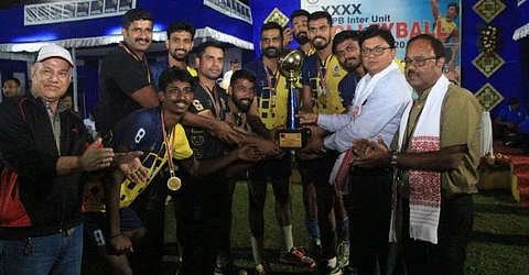 BPCL lift PSPB Inter Unit Volleyball Tournament title
