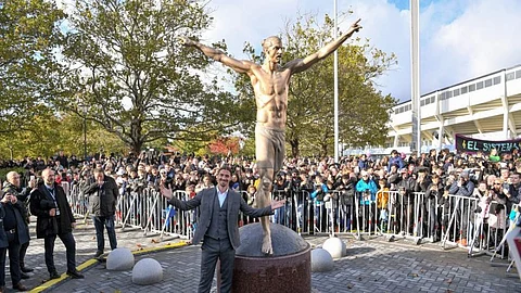 Zlatan Ibrahimovic Immortalized with His Own Statue