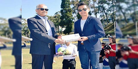 Bhaichung Bhutia Joins Indian Air Force Celebration