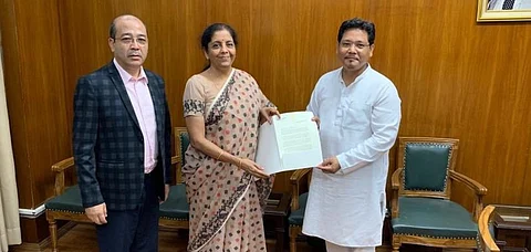 CM Conrad K Sangma meets Finance Minister Nirmala Sitharaman in New Delhi