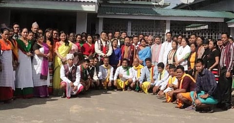 NCHAC Employees Create Mosaic of Colours, Don Traditional Attires