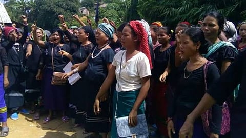 Reang refugees continue road blockade in Tripura for 7th day