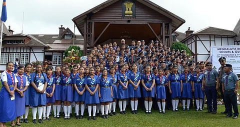 Meghalaya Bharat Scouts and Guides celebrates Rajya Puraskar Rally