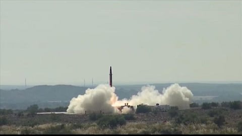 Pakistan tests Shaheen-1 Surface-to-Surface Ballistic Missile