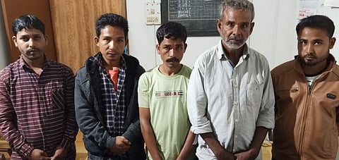 Five Suspected Rhino Poachers Apprehended in Biswanath District