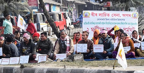 Anti-CAA protest vigorous in Golaghat despite Sonowal Government' s attempt to Pacify