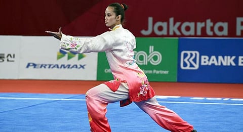 Philippines’ Agatha Wong bags gold in wushu events in SEA Games