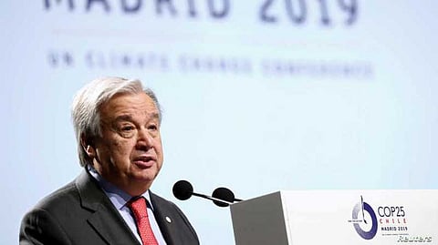 Antonio Guterres commits to fight for ambitious climate action