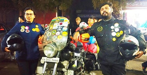 Bikers with a Mission: Power couple ride 9,500 km in 21 days to promote "Awesome Assam"