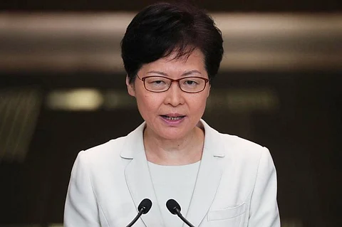 Hong Kong’s Carrie Lam closes ranks with China, flays US