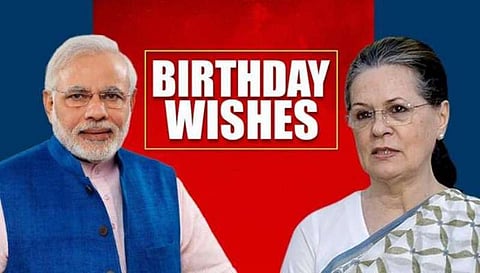 PM Modi, Congress leaders wish Sonia Gandhi on her 73rd birthday