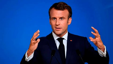 Emmanuel Macron voices determination to fight IS extremism